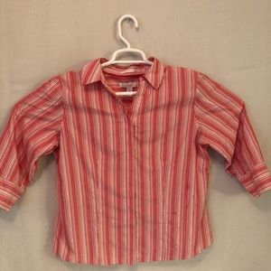 Chico’s button down wrinkle free women’s shirt